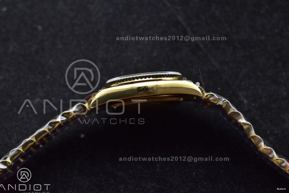 Bracelet Steel QF 36 V5 on DayDate vr3255 (Gain Best President YG Weight) Edition Dial 904L Gold 0225
